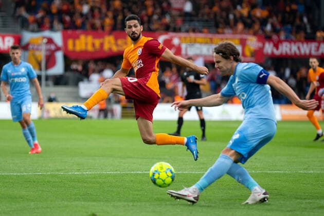 Randers FC - Galatasaray, Europa League Qualification, Randers, Denmark Randers, Denmark. 19th, August 2021. Emre Akbaba (20) of Galatasaray seen during the UEFA Europa League qualification match between Randers FC and Galatasaray at Cepheus Park in Randers. Randers Denmark  Copyright: xGonzalesxPhoto BalazsxPopalx