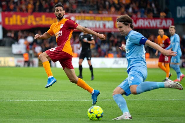 Randers FC - Galatasaray, Europa League Qualification, Randers, Denmark Randers, Denmark. 19th, August 2021. Emre Akbaba (20) of Galatasaray seen during the UEFA Europa League qualification match between Randers FC and Galatasaray at Cepheus Park in Randers. Randers Denmark  Copyright: xGonzalesxPhoto BalazsxPopalx