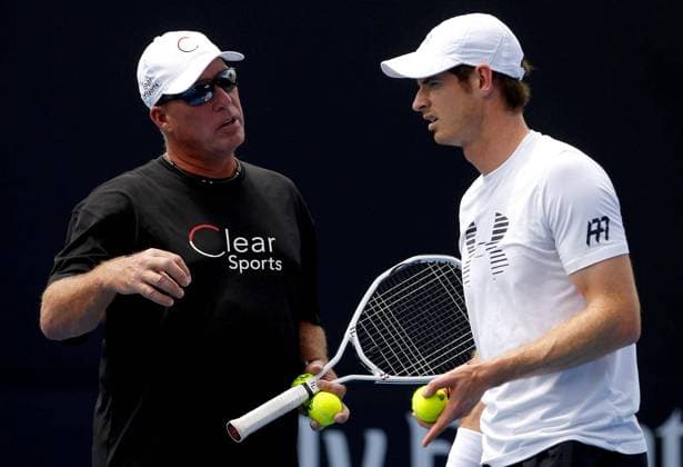 Mandatory Credit: Photo by Ella Ling Bpi Shutterstock (7873959t) Andy Murray of Great Britain in action during practice with coach Ivan Lendl at the Australian Open Tennis Championships, Melbourne Park on Tuesday, January 17th, 2017 Tennis - Australian Open 2017 Day Two Melbourne Park, Melbourne, Australia - 17 Jan 2017 Tennis - Australian Open 2017 Day Two Melbourne Park, Melbourne, Australia - 17 Jan 2017  Copyright: xEllaxLing Bpi Shutterstockx 7873959t