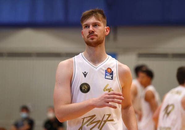 Löwen Braunschweig vs. Paderborn, BB Testspiel Braunschweig, 20.08.2021, BASKETBALL - Löwen Braunschweig vs. Paderborn Baskets, Testspiel, Saison 2021 22. Luc van Slooten (Löwen Braunschweig) Braunschweig
