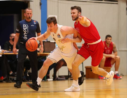 Löwen Braunschweig vs. Paderborn, BB Testspiel Braunschweig, 20.08.2021, BASKETBALL - Löwen Braunschweig vs. Paderborn Baskets, Testspiel, Saison 2021 22. Ondrej Sehnal (Löwen Braunschweig) Braunschweig