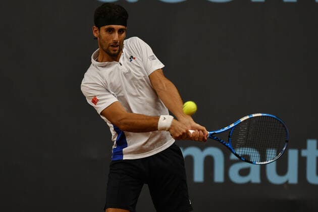 Mandatory Credit: Photo by Alessio Tarpini LiveMedia Shutterstock (12348835b) Carlos Taberner of Spain Tennis Internationals ATP80 Challenger Verona - Friday, Verona, Italy - 20 Aug 2021 Tennis Internationals ATP80 Challenger Verona - Friday, Verona, Italy - 20 Aug 2021  Copyright: xAlessioxTarpini LiveMedia Shutterstockx 12348835b
