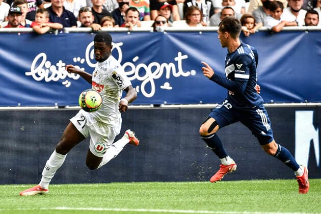 CHO Mohamed-ali (sco) FOOTBALL : Bordeaux vs Angers - 3eme Journee L1 Ubereats - Bordeaux - 22 08 2021 ThierryBreton Panoramic 