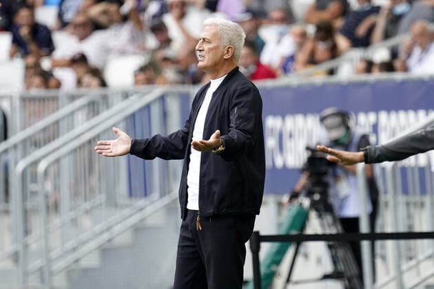 VLADIMIR PETKOVIC (ENTRAINEUR BORDEAUX FCGB) FOOTBALL : Bordeaux vs Angers - Ligue 1 Uber Eats - 22 08 2021 FEP Panoramic 