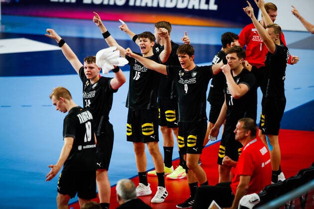Bilder des Jahres 2021, Sport 08. August Sport Themen der Woche KW33 Team Germany during the M19 EHF Euro Handball 2021, Croatia vs Germany, Varazdin, Croatia, 22.08.2021, Copyright: xAnzexMalovrhx xkolektiffx 