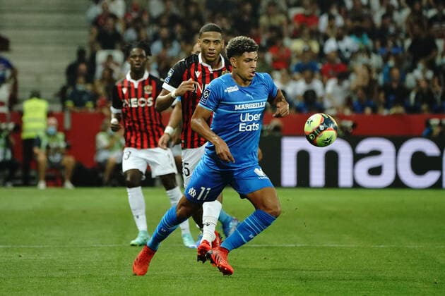 Luis Henrique Tomaz De Lima (Olympique de Marseille) FOOTBALL : OGC Nice vs Olympique de Marseille - Ligue 1 Uber Eats - Nice - 22 08 2021 NorbertScanella PanoramiC 