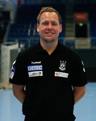 23.08.2021, xgox, Handball LIQUI MOLY HBL, SC Magdeburg Fototermin emspor, v.l. Matthias Fehse (Magdeburg, Physio) Magdeburg