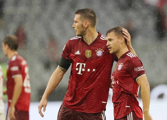Bundesliga 2. Spieltag FC Bayern München - 1. FC Köln Niklas Süle und Joshua Kimmich München Bayern Allianz Arena