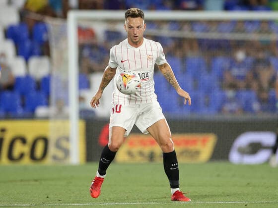 ESP: Getafe CF v Sevilla FC. La Liga Santander Ivan Rakitic of Sevilla FC during the La Liga match between Getafe CF and Sevilla FC played at Coliseum Alfonso Perez Stadium on August 23, 2021 in Getafe, Spain. kpng Copyright: xIsabelxInfantesx xPRESSINPHOTOx II_230821_021