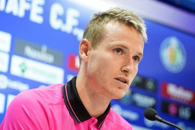 Getafe CF s new player Jakub Jankto during his official presentation. August 24, 2021. (2021082429)