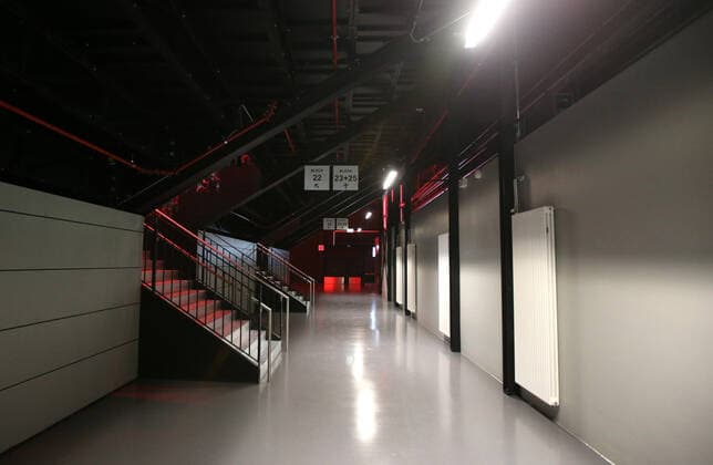 25.08.2021 - Basketball - Nürnberg Falcons Basketball Club NBC - Offizielle Einweihung der Kia Metropol Arena - Sportfoto Zink DaMa - Symbolbild Symbolfoto Feature Impression - Blockeingang