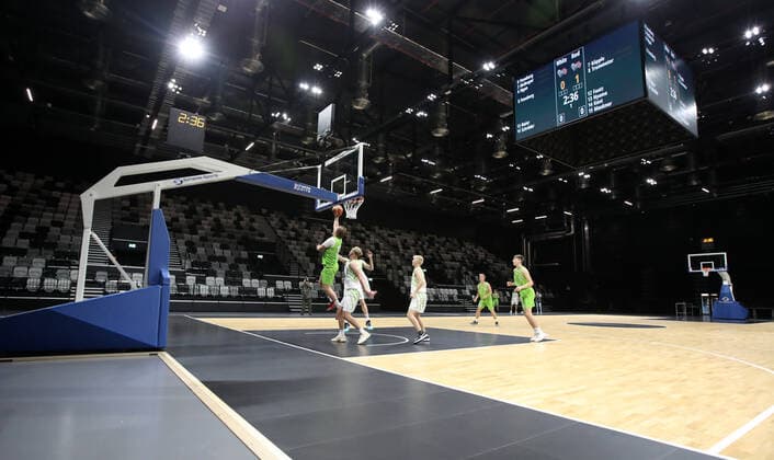 25.08.2021 - Basketball - Nürnberg Falcons Basketball Club NBC - Offizielle Einweihung der Kia Metropol Arena - Sportfoto Zink DaMa - Showeinlage - Basketballspiel
