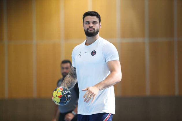 Elohim Prandi (Paris Saint-Germain) HANDBALL : US Creteil HB vs Paris Saint-Germain HB - Match Amical - 25 08 2021 KevinDomas Panoramic 