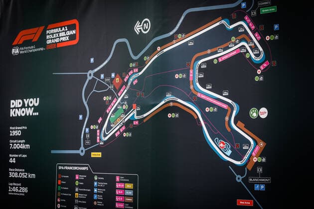 Track atmosphere during the Formula 1 Belgium Grand Prix, 12th round of the 2021 FIA Formula One World Championship, WM, Weltmeisterschaft from August 27 to 29, 2021 on the Circuit de Spa-Francorchamps, in Stavelot, near Liege, Belgium - FORMULE 1 : Grand prix de belgique - 26 08 2021 DPPI PANORAMIC  20210826_GOODEN__GO05417