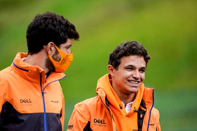 August 26, 2021, Francorchamps, Belgium: LANDO NORRIS of Great Britain and McLaren F1 Team is seen during preparations of the 2021 FIA Formula 1 Belgian Grand Prix at Circuit de Spa-Francorchamps in Francorchamps, Belgium. Francorchamps Belgium - ZUMAg147 20210826_zap_g147_020 Copyright: xJamesxGasperottix
