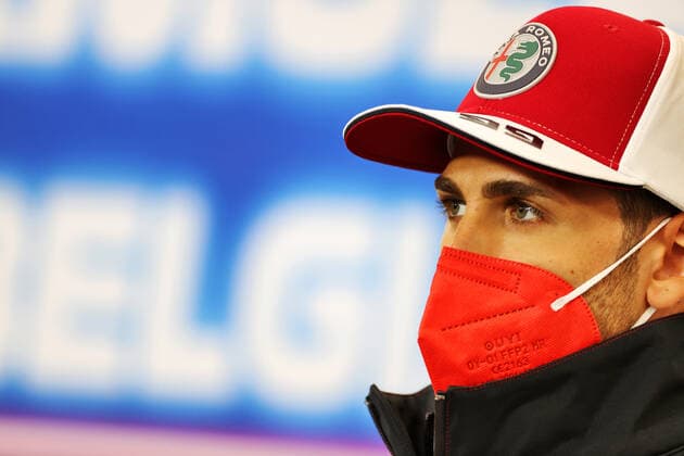 F1 Grand Prix of Belgium 99 Antonio Giovinazzi (ITA, Alfa Romeo Racing ORLEN), F1 Grand Prix of Belgium at Circuit de Spa-Francorchamps on August 26, 2021 in Spa-Francorchamps, Belgium. (Photo by xpbimages.com XPB Images FIA Pool via HOCH ZWEI) Spa-Francorchamps Belgium Poolfoto HOCH ZWEI Pool XPB Images ,EDITORIAL USE ONLY