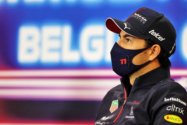 F1 Grand Prix of Belgium 11 Sergio Perez (MEX, Red Bull Racing), F1 Grand Prix of Belgium at Circuit de Spa-Francorchamps on August 26, 2021 in Spa-Francorchamps, Belgium. (Photo by xpbimages.com XPB Images FIA Pool via HOCH ZWEI) Spa-Francorchamps Belgium Poolfoto HOCH ZWEI Pool XPB Images ,EDITORIAL USE ONLY