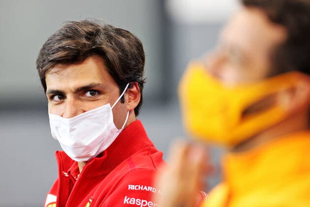 F1 Grand Prix of Belgium 55 Carlos Sainz (ESP, Scuderia Ferrari Mission Winnow), F1 Grand Prix of Belgium at Circuit de Spa-Francorchamps on August 26, 2021 in Spa-Francorchamps, Belgium. (Photo by xpbimages.com XPB Images FIA Pool via HOCH ZWEI) Spa-Francorchamps Belgium Poolfoto HOCH ZWEI Pool XPB Images ,EDITORIAL USE ONLY