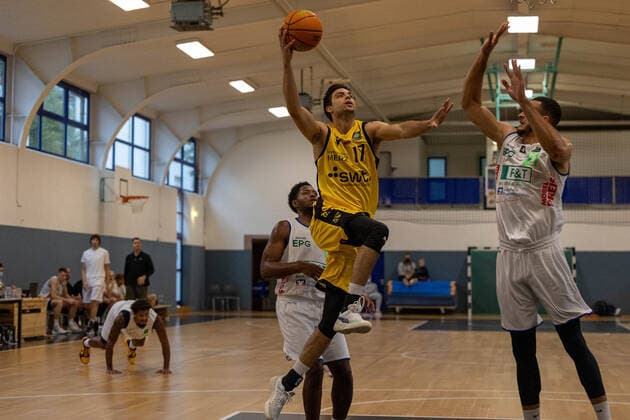 Mateo Seric (Tigers Tuebingen, 17)¨¨Tigers Tübingen vs. EPG Baskets Koblenz, 2. Basketball, Bundesliga, Pro A, Barmer 2 Basketball, Testspiel, Spielzeit 2021 2022, 26.08.2021, ¨¨ Tigers Tübingen - EPG Baskets Koblenz, 2. Basketball, 2. Bundesliga, Barmer 2 Basketball, Testspiel, Spielzeit 2021 2022, 26.08.2021 Tuebingen Copyright: xDennisxDuddek xEibnerxPressefotox EP_DDK