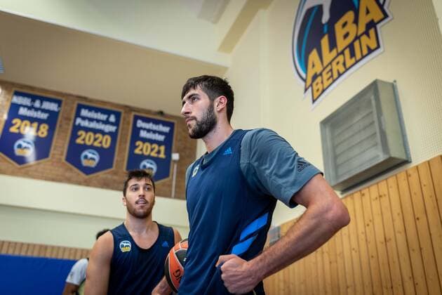Basketball Berlin 26.08.2021 1. Bundesliga BBL Euroleague Saison 2021 2022 Training Javel Zoosman (Alba Berlin, No.50)