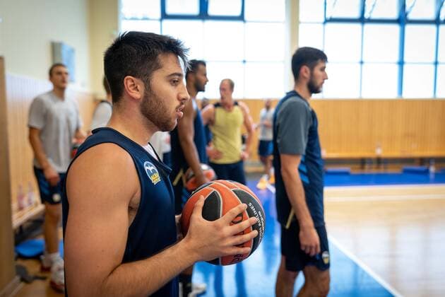 Basketball Berlin 26.08.2021 1. Bundesliga BBL Euroleague Saison 2021 2022 Training Tamir Blatt (Alba Berlin, No.45)