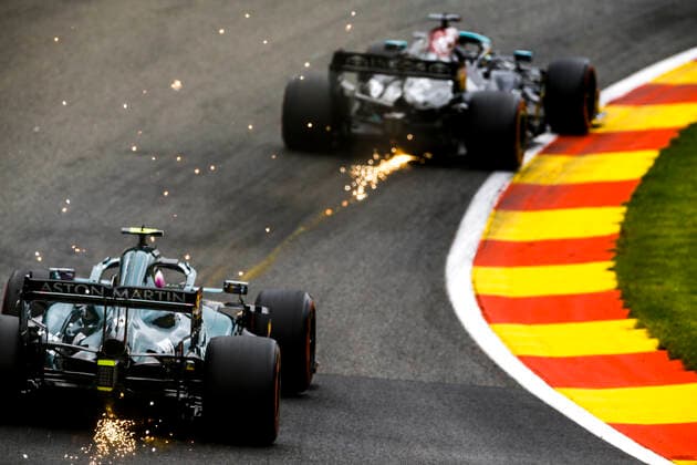 5 Sebastian Vettel (GER, Aston Martin Cognizant F1 Team), F1 Grand Prix of Belgium at Circuit de Spa-Francorchamps on August 27, 2021 in Spa-Francorchamps, Belgium. (Photo by HOCH ZWEI) Spa-Francorchamps Belgium