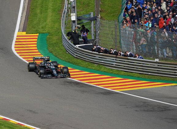 FORMULA 1 ROLEX BELGIAN GRAND PRIX 2021 27.08.2021, Circuit de Spa-Francorchamps, Spa-Franchorchamps, FORMULA 1 ROLEX BELGIAN GRAND PRIX 2021 , im Bild Sebastian Vettel (DEU 5), Aston Martin Cognizant Formula One Team