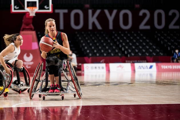 Tokyo 2020 Paralympic Games (Rollstuhlbasketball), 27.08.2021 TOKYO, JAPAN 27. August - Rollstuhlbasketball, Grossbritannien gegen Deutschland Damen, an Tag 3 der Tokyo 2020 Paralympic Games am 27.08.2021 im Musashino Forest Plaza in Tokyo Japan. Svenja Mayer ( 13, Deutschland) Copyright: xBEAUTIFULxSPORTS Wunderlx