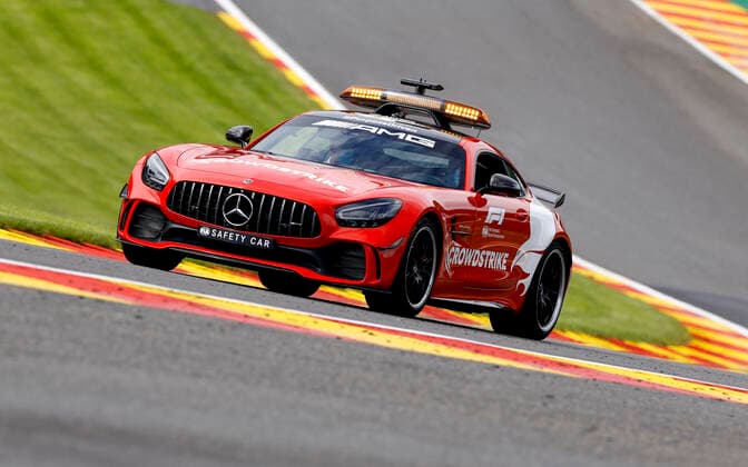 F1 Safety Car, Mercedes-AMG GT R, F1 Grand Prix of Belgium at Circuit de Spa-Francorchamps on August 27, 2021 in Spa-Francorchamps, Belgium. (Photo by HOCH ZWEI) Spa-Francorchamps Belgium