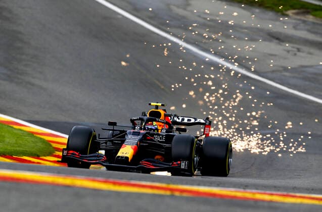 11 Sergio Perez (MEX, Red Bull Racing), F1 Grand Prix of Belgium at Circuit de Spa-Francorchamps on August 27, 2021 in Spa-Francorchamps, Belgium. (Photo by HOCH ZWEI) Spa-Francorchamps Belgium