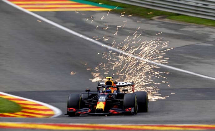 11 Sergio Perez (MEX, Red Bull Racing), F1 Grand Prix of Belgium at Circuit de Spa-Francorchamps on August 27, 2021 in Spa-Francorchamps, Belgium. (Photo by HOCH ZWEI) Spa-Francorchamps Belgium
