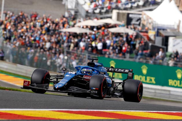 14 Fernando Alonso (ESP, Alpine F1 Team), F1 Grand Prix of Belgium at Circuit de Spa-Francorchamps on August 27, 2021 in Spa-Francorchamps, Belgium. (Photo by HOCH ZWEI) Spa-Francorchamps Belgium