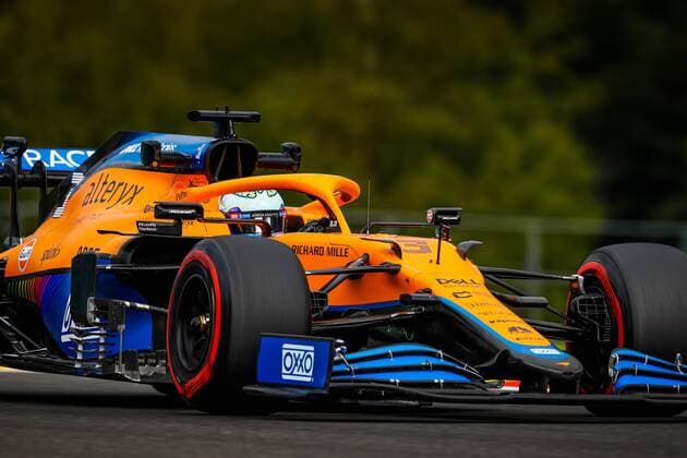 03 RICCIARDO Daniel (aus), McLaren MCL35M, action during the Formula 1 Belgium Grand Prix, 12th round of the 2021 FIA Formula One World Championship, WM, Weltmeisterschaft from August 27 to 29, 2021 on the Circuit de Spa-Francorchamps, in Stavelot, near LiÃ‹ge, Belgium - Photo Antonin Vincent DPPI FORMULE 1 : Grand prix de belgique - 27 08 2021 DPPI PANORAMIC  00121025__V2_2238