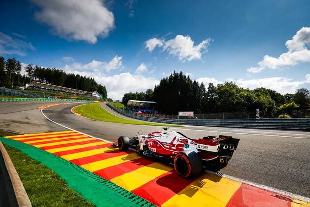 99 GIOVINAZZI Antonio (ita), Alfa Romeo Racing ORLEN C41, action during the Formula 1 Belgium Grand Prix, 12th round of the 2021 FIA Formula One World Championship, WM, Weltmeisterschaft from August 27 to 29, 2021 on the Circuit de Spa-Francorchamps, in Stavelot, near LiÃ‹ge, Belgium - Photo Antonin Vincent DPPI FORMULE 1 : Grand prix de belgique - 27 08 2021 DPPI PANORAMIC  00121025__V2_3537