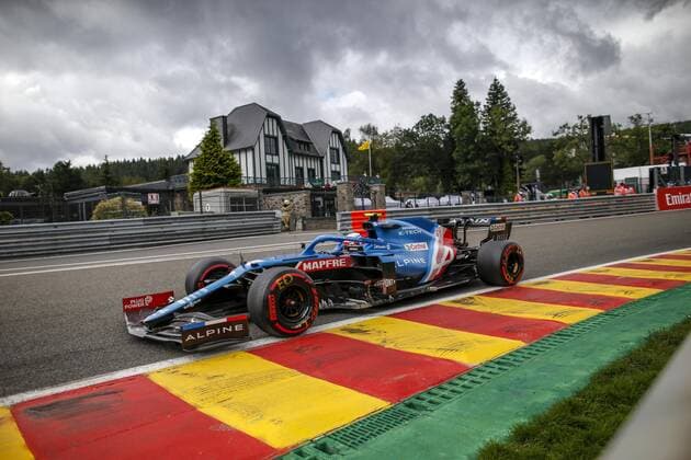 31 OCON Esteban (fra), Alpine F1 A521, action during the Formula 1 Belgium Grand Prix, 12th round of the 2021 FIA Formula One World Championship, WM, Weltmeisterschaft from August 27 to 29, 2021 on the Circuit de Spa-Francorchamps, in Stavelot, near LiÃ‹ge, Belgium - Photo DPPI FORMULE 1 : Grand prix de belgique - 27 08 2021 DPPI PANORAMIC  00121025_F12021GP12BEL_JK156042