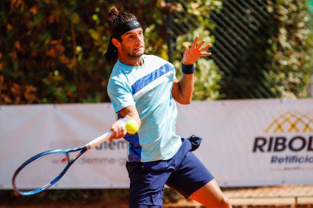 Andrea Picchione from Italy during Lesa Cup 2021 - ITF, Tennis Internationals in Lesa (NO), Italy, August 27 2021  Copyright: xRobertaxCorradinx xIPAx xx 0