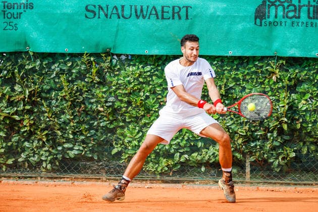 Matias Franco Descotte from Argentina during Lesa Cup 2021 - ITF, Tennis Internationals in Lesa (NO), Italy, August 27 2021  Copyright: xRobertaxCorradinx xIPAx xx 0