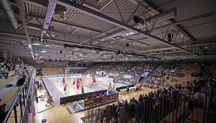 GSD zje123 Easy Credit Basketball BBL BG Göttingen - Paderborn Göttingens Spielstätte S-Arena das erste mal mit fast 1000 Zuschauern Corona Konform