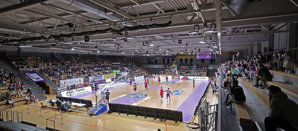 GSD zje123 Easy Credit Basketball BBL BG Göttingen - Paderborn Göttingens Spielstätte S-Arena das erste mal mit fast 1000 Zuschauern Corona Konform