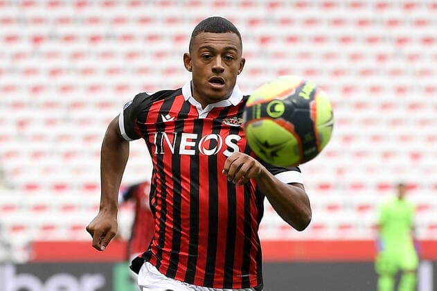 14 DAN NDOYE (OGCN) FOOTBALL : Nice vs Bordeaux - Ligue 1 Uber Eats - 28 08 2021 FEP Panoramic 
