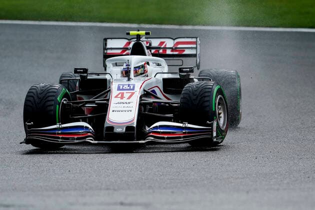 August 28, 2021, Francorchamps, Belgium: MICK SCHUMACHER of Germany and Haas F1 Team drives during the qualifying session of the 2021 FIA Formula 1 Belgian Grand Prix at Circuit de Spa-Francorchamps in Francorchamps, Belgium. Francorchamps Belgium - ZUMAg147 20210828_zap_g147_014 Copyright: xJamesxGasperottix