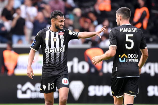 JOIE - FAIR PLAY - 13 SOFIANE BOUFAL (SCO) FOOTBALL : Angers vs Rennes - Ligue 1 Uber Eats - 29 08 2021 AnthonyBIBARD FEP Panoramic 