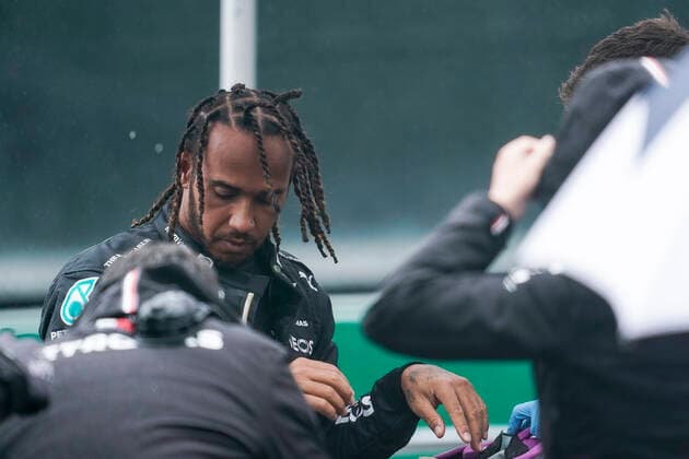 August 29, 2021, Francorchamps, Belgium: LEWIS HAMILTON of Great Britain and Mercedes-AMG F1 Team is seen on the starting grid ahead of the 2021 FIA Formula 1 Belgian Grand Prix at Circuit de Spa-Francorchamps in Francorchamps, Belgium. Francorchamps Belgium - ZUMAg147 20210829_zap_g147_016 Copyright: xJamesxGasperottix