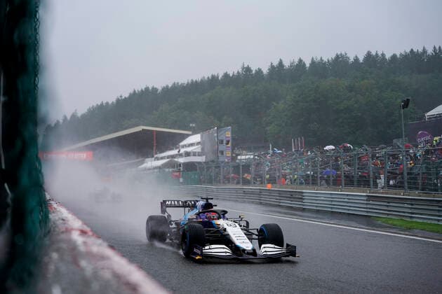 August 29, 2021, Francorchamps, Belgium: GEORGE RUSSEL of Great Britain and Williams Racing during the 2021 FIA Formula 1 Belgian Grand Prix at Circuit de Spa-Francorchamps in Francorchamps, Belgium. Francorchamps Belgium - ZUMAg147 20210829_zap_g147_029 Copyright: xJamesxGasperottix