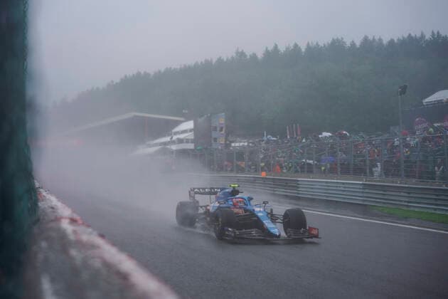 August 29, 2021, Francorchamps, Belgium: ESTEBAN OCON of France and Alpine F1 Team during the 2021 FIA Formula 1 Belgian Grand Prix at Circuit de Spa-Francorchamps in Francorchamps, Belgium. Francorchamps Belgium - ZUMAg147 20210829_zap_g147_030 Copyright: xJamesxGasperottix