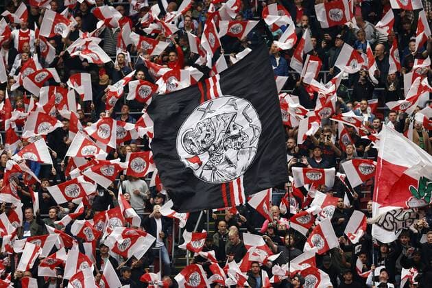 AMSTERDAM - Ajax supporters during the Dutch Eredivisie match between Ajax and Vitesse at the Johan Cruijff ArenA on August 29, 2021 in Amsterdam, Netherlands. ANP MAURICE VAN STEEN Dutch Eredivisie 2021 2022 xVIxANPxSportx xxANPxIVx