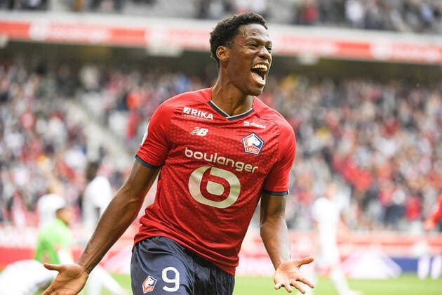 JOIE - 09 JONATHAN CHRISTIAN DAVID (LOSC) FOOTBALL : Lille vs Montpellier - Ligue 1 Uber Eats - 29 08 2021 FEP Panoramic 