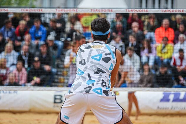 GIOVANNINI, Tommaso (ITA), ITF Beach Tennis - World Tour Sand Series - Saarlouis 2021, Saarlouis, Kleiner Markt, 29.08.2021,