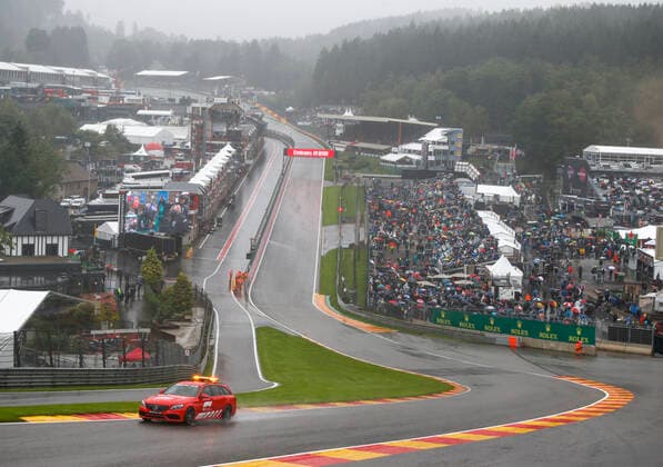 F1 Medical Car, Mercedes-AMG C 63 S, F1 Grand Prix of Belgium at Circuit de Spa-Francorchamps on August 29, 2021 in Spa-Francorchamps, Belgium. (Photo by HOCH ZWEI) Spa-Francorchamps Belgium