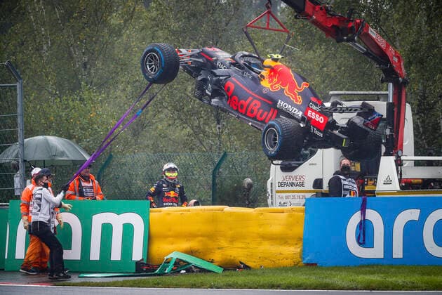 11 Sergio Perez (MEX, Red Bull Racing), F1 Grand Prix of Belgium at Circuit de Spa-Francorchamps on August 29, 2021 in Spa-Francorchamps, Belgium. (Photo by HOCH ZWEI) Spa-Francorchamps Belgium
